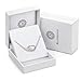 Billie Bijoux 925 Sterling Silver Gold Plated Double Open Heart Charm Ankle Bracelet Ideal Gifts for Women Mother's Day