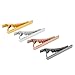 Beneleaf Men Skinny Fashion Tie Bar Clips, 1.8 inch Set of 4 Colors