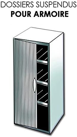 Elba Ultimate PP Suspension Files for Cabinet 15 mm Base Opaque Polypropylene Pack of 10 Black - Image 3