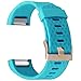 UMAXGET For Fitbit Charge 2 Band Accessory, Sport Silicone Replacement Wristband with Rose Gold Buckle for Women Men Small Large