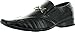 CORONADO Men's Dress Shoes BRUCE Fashion Loafer Style with a Point Bicycle Toe and Leather Lining
