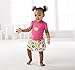 Gerber Girls' 3 Playwear Set 2/Shirts 1/Skort, Bee, 24 Months