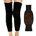 BESTCYC Unisex Women Men's Cashmere Wool Knee Brace Pads Winter Warm Thermal Knee Warmers Thicken Lengthen Breathable Elastic Knees Sleeves for Winter Cold Weather Knees Protection