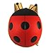 Kids Ladybug Backpack for Girls, Cute and Adorable with Free Drawstring Bag (Red)
