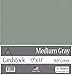 Medium Gray Cardstock - 12 x 12 inch - 80Lb Cover - 25 Sheets