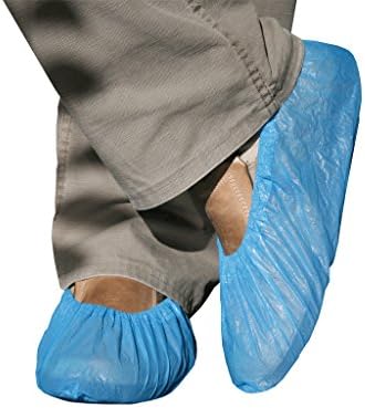 Disposable Plastic Shoe Cover For Lab Hospital Cleaning Pack Of 100 Pcs
