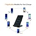 Fast Wireless Charger with Cooling Fan, Auckly 2 Coils Qi - Quick Wireless Charging Stand for iPhone 8 / 8 Plus / iPhone X / Galaxy Note 8 / S8 / S8 Plus / S7 / S7 Edge Plus / S6 Edge / Note 5(Black)