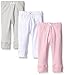 Luvable Friends Unisex Baby Cotton Pants, Gray Dot, 9-12 Months