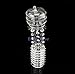 4-Pack Crystal Silicone Condom Sleeves ( Extension Function, Ultra thin)