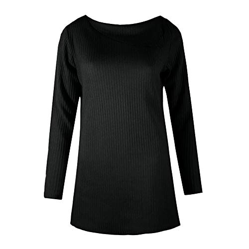 5 Blouses+Womens+SleeveSolid+Sweater+Pullover