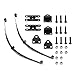 INJORA RC Car Spring Suspension Bar Leaf Spring Suspension Steel Bar for 1:10 RC Rock Crawler D90 Axial SCX10 F350
