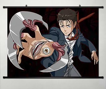 Home Decor Anime Parasyte/Kiseijuu: Sei no Kakuritsu Shinichi Izumi Migi poster wall Scroll 23.6 X 17.7 Inches -003