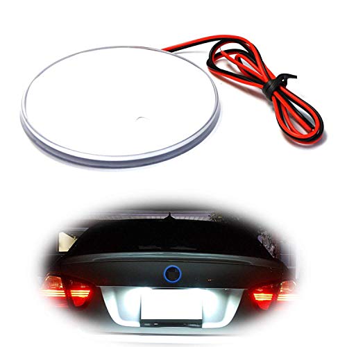 iJDMTOY (1) Blue LED Illuminated Emblem Background Lighting Kit For BMW Front Hood or Rear Trunk 3.25-Inch 82mm Roundel Emblem