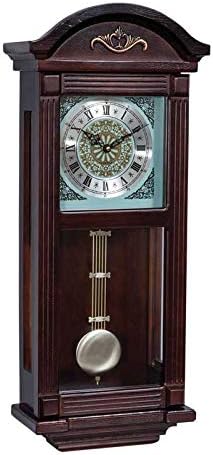 Time Gold Nostaljik Ahsap Retro Metal Sarkacli Hareketli Vintage Duvar Saati Amazon Com Tr