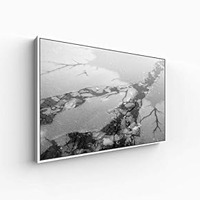 Canvas Wall Art for Living Room, Bedroom Monochrome Landscape Framed Canvas Prints for Home Decoration Ready to Hang - 16x24 inches