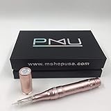 M PMU Pink (Rose Gold) Permanent Make Up Wireless/Cordless Tattoo Machine - Ombre Powder Brows Miroblading Shading Eyeliner Lip Microshading Tattoo Permanent Make Up