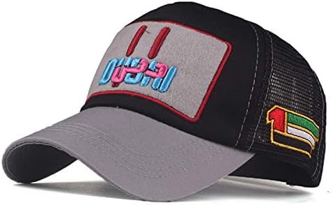 New Summer Women Mesh Dubai Baseball Cap Embroidery Cap Hat for Men Girl Snapback Hat Casual Cap Dad Hat