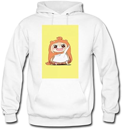 DIYHOODIE Himouto Umaru-chan Hoodie, Custom Men's Classic Hoodie with Himouto Umaru-chan White