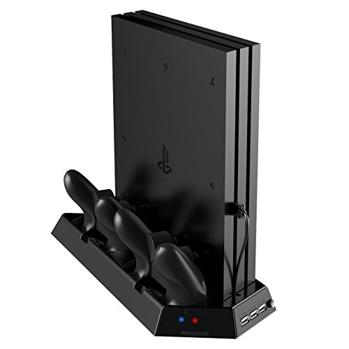 Ps4 pro cooling vertical stand, jelly comb controller c…