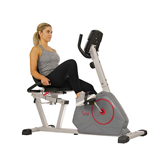 Sunny Health & Fitness Recumbent Exercise Bike with Silent