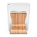 Tablet Stand, iVAPO Durable Concisely Designed Natural Wood Holder for Nintendo Switch, E-readers, iPad Mini and Most Tablets(Walnut Color)