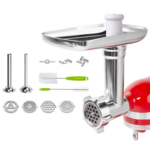 X Home Meat Grinder Attachment for KitchenAid Stand Mixer, Includes