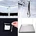 Ohuhu Mylar Hydroponic Grow Tent with Observation Window, Floor Tray & Tool Bag, Plant Growing Tent with Durable 600D Oxford Cover for Indoor Plant Growing, Gardening & Germination (60