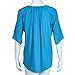 Sunward(TM) Sexy Women Irregular Off Shoulder Long Sleeve Tops Blouse (Small, Blue)