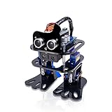 Arduino Nano DIY 4-DOF Robot Kit Sloth Learning Kit Programmable Robot Kit Dancing Robot Ultrasonic Sensor Electronic Toy with Detailed Manual