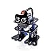 Arduino Nano DIY 4-DOF Robot Kit Sloth Learning Kit Programmable Robot Kit Dancing Robot Ultrasonic Sensor Electronic Toy with Detailed Manual
