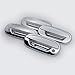E-Autogrilles Triple Chrome Plated ABS 4 Door Handle Covers for 97-03 Ford F-150 / 97-02 Ford Expedition / 98-02 Lincoln Navigator