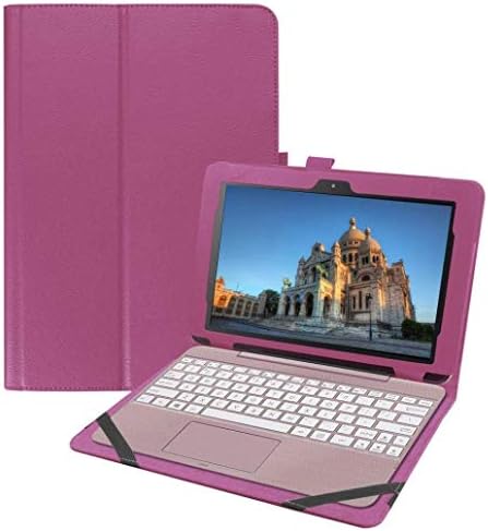 TabletHutBox Slim Smart Case Cover for Asus Transformer Book T101ha 10.1 Inch Device (Purple)