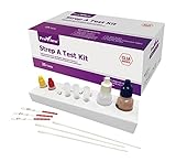 Preview Diagnostics Strep A Test Kit, CLIA Waived, Rapid Test for Group A Strep Antigen (Pack of 25)
