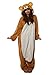 SAZAC San-X Licensed Rilakkuma Kigurumi - Onesie Jumpsuit Halloween Costume (Adults)