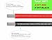 TUOFENG 10 AWG Silicone Wire 10 Feet [5 Feet Black and 5 Feet Red] 10 Gauge Stranded Wire - Ultra Flexible Tinned Copper Wire High Temperature Resistance