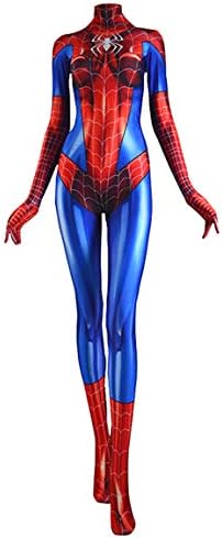 ourworth MJ Jamie Spider Cosplay Costume Mary Jane Girl Bodysuit