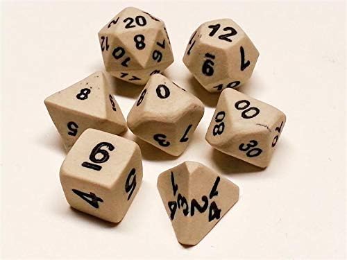 Skeleton Ceramic dice set