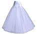 RohmBridal Women's A-line Petticoats Wedding Dress Ball Gown Underskirt Crinoline Slips White