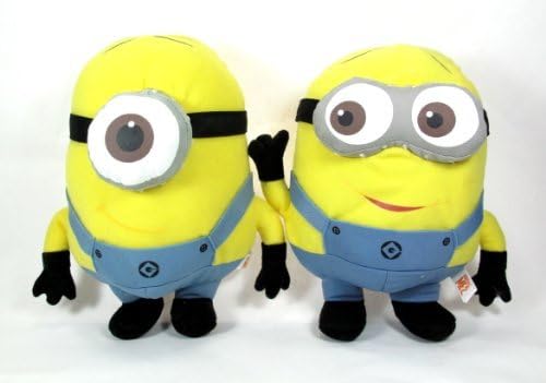 Despicable Me 2- 2 Piece Minion 10" Plush Set - Includes Dave and Stuart