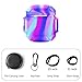 GOGOSODU Compatible AirPods Charging Case Protective Shock Resistant Silicone Cover Sports Design with Hard Sleeve and Keychain for Compatible Apple Airpods(Rainbow)