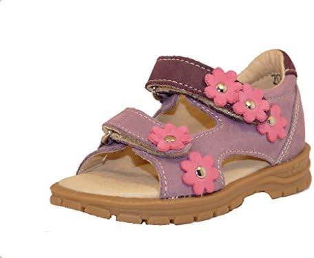 SUPY Supykids Mimi Lilac with Flowers Girls Children Kids Sandals Shoes Supination Flatfoot Prevention