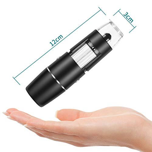 WiFi Mikroskop, 50x-1000x Vergrößerung Mikroskop Kamera, 8 LED-Leuchte Mini-Handmikroskop, 1080P 2MP, kompatibel mit… – Bild 8