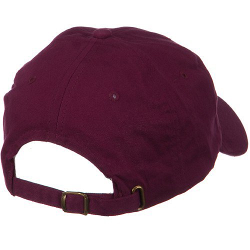 Low Profile Light Weight Brushed Cap - Maroon OSFM