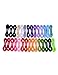 Ribest 3/8 inch Solid Grosgrain Ribbon Set for Gift Wrapping and Bow Hair Accessories-60 Yards (2 Yards*30 Colors)