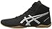 ASICS Men's Matflex 5 Wrestling Shoe, Black/Silver, 9 M US