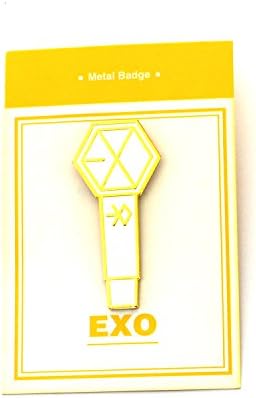 KPOP LIGHT STICK METAL BADGE PIN EXO