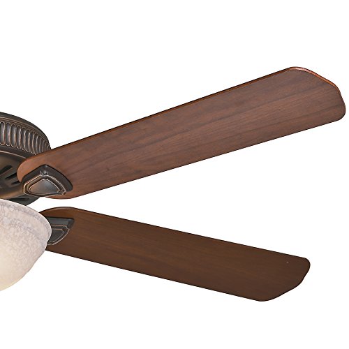 Casablanca Fan 60 inch Onyx Bengal Finish Ceiling Fan with Toffee Glass Light Kit (Certified Refurbished) - Thumbnail 4