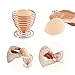 Beauty Sponge Blender Holders 6 Pack, Teenitor Makeup Sponge Holders Drying Rack Stand, Powder Puff Sponge Support Display Stand, Makeup Organizer Round Triangle Square Styles, Rose Gold