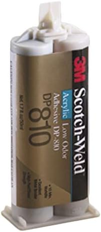 3M Scotch-Weld Low Odor Acrylic Adhesive DP810 Tan, 50 mL