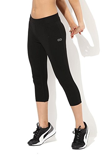 women's performance capri black